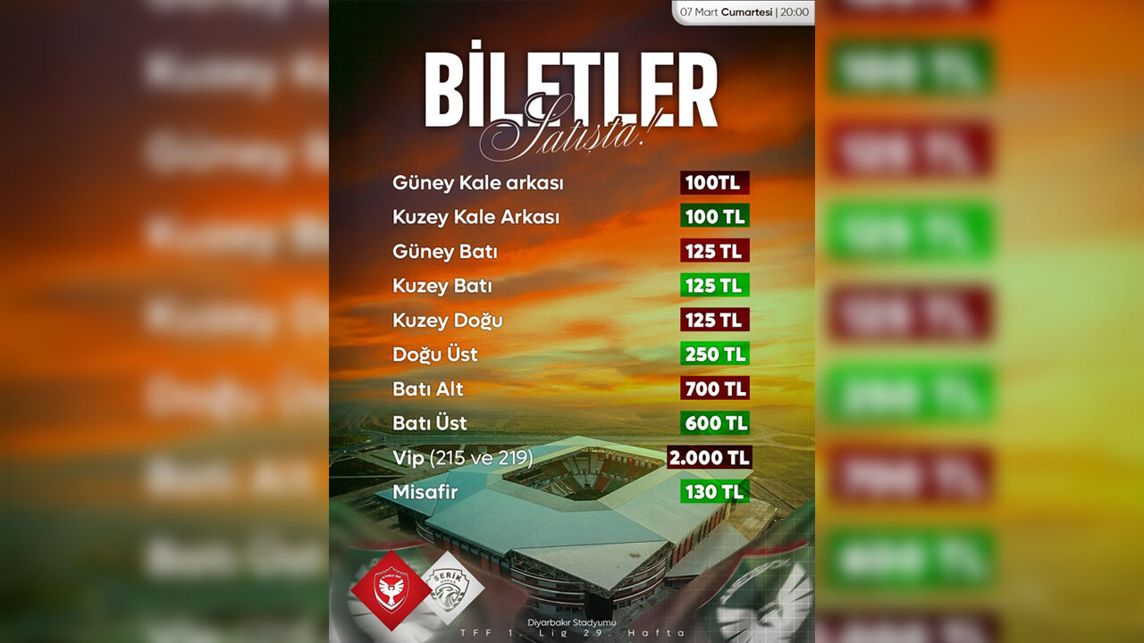 Amedspor Serikspor Maçı Biletleri Satışa Çıktı1
