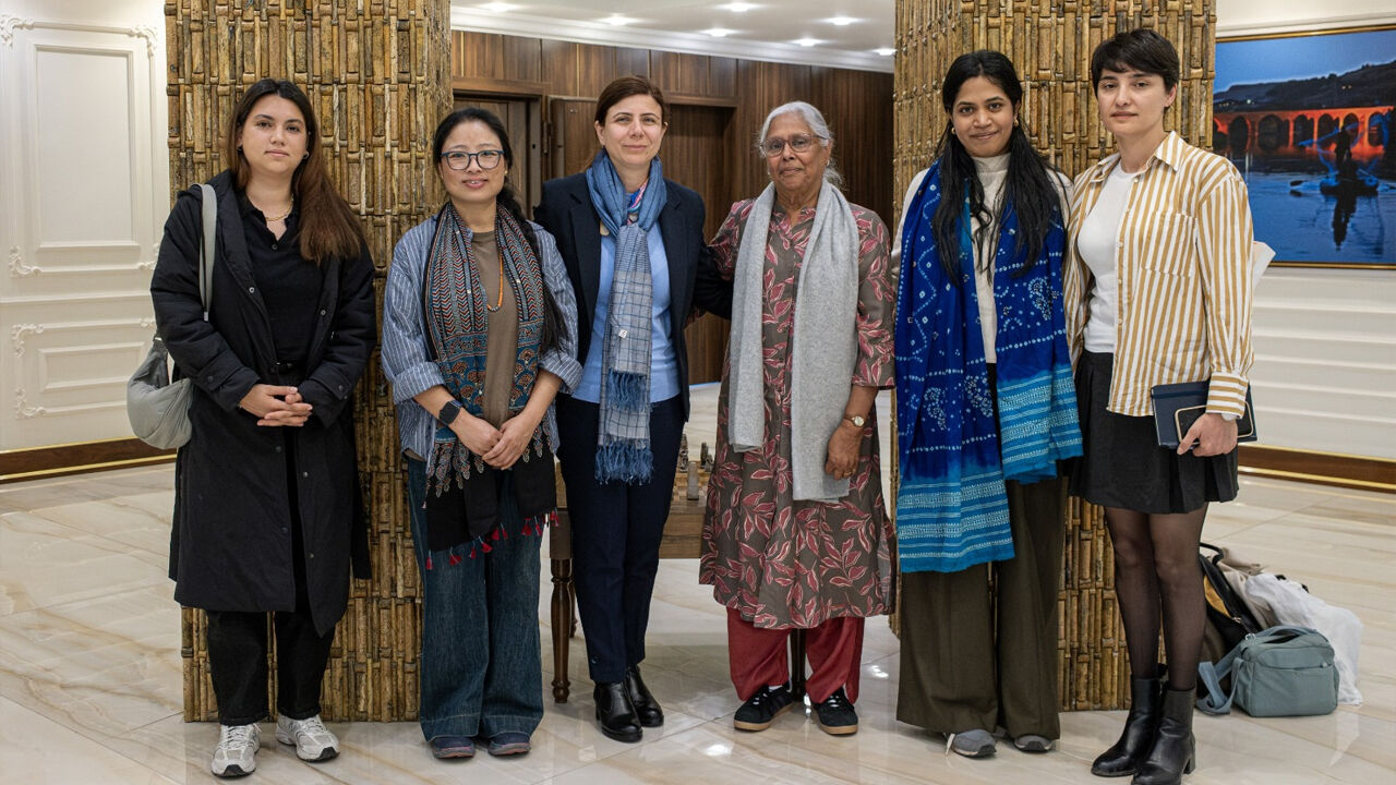 Hindistanlı Kadınlardan Diyarbakır Belediyesine Ziyaret1