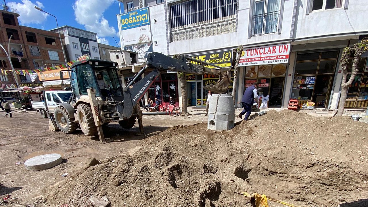 Diyarbakır Bismil’de Kanalizasyon Kapasitesi Artırılıyor