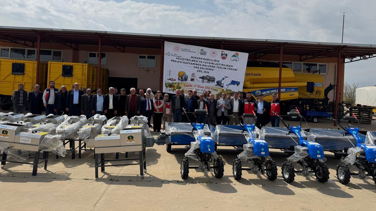 Diyarbakır’da Bağcılara Modern Ekipman Desteği2