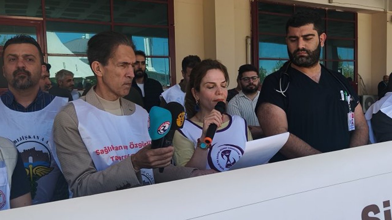 Diyarbakır’da Sağlıkta Şiddet Protesto Edildi2