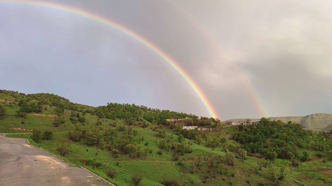 Diyarbakır’da Yağmur Sonrası Gökkuşağı Sevinci1