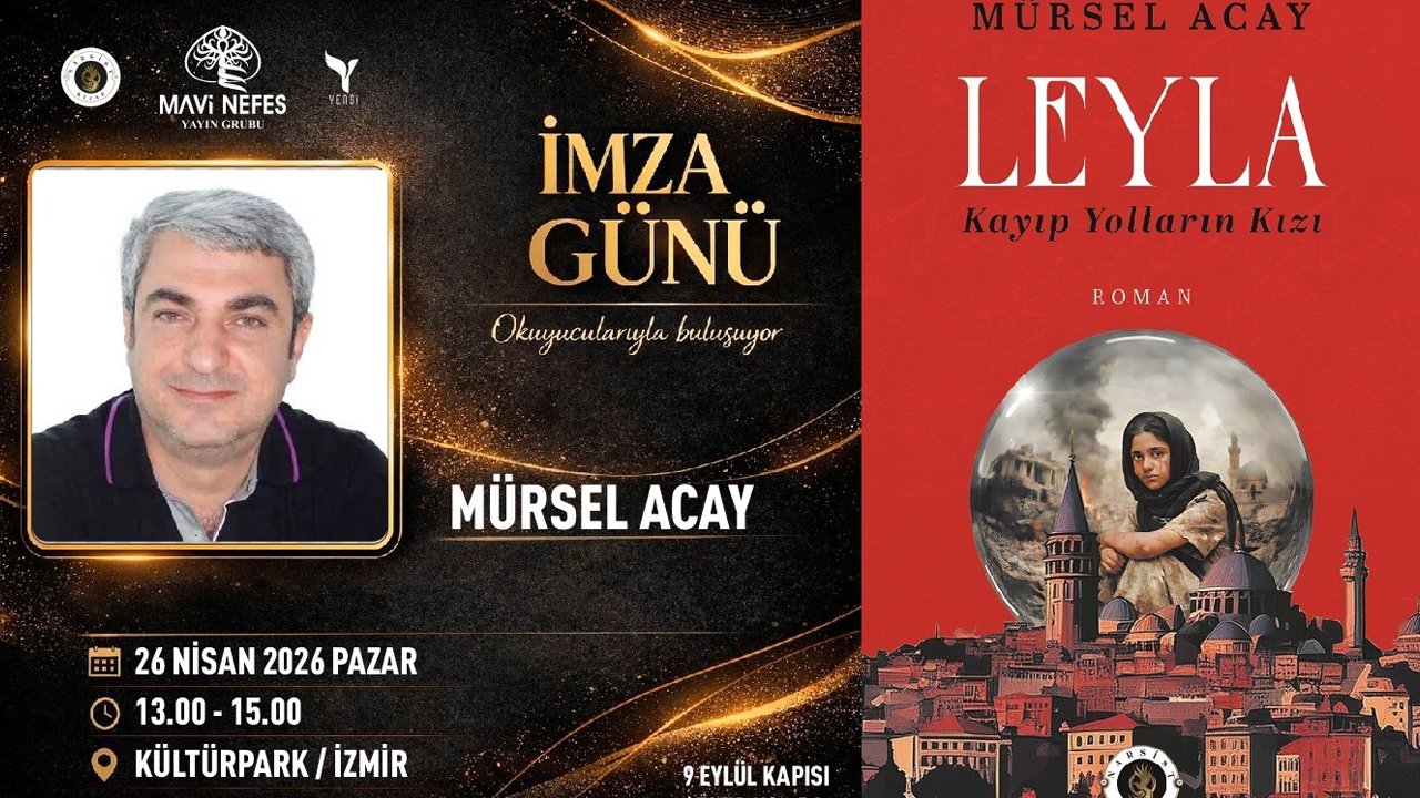 Gazeteci Acay’dan İzmir Fuarında imza günü