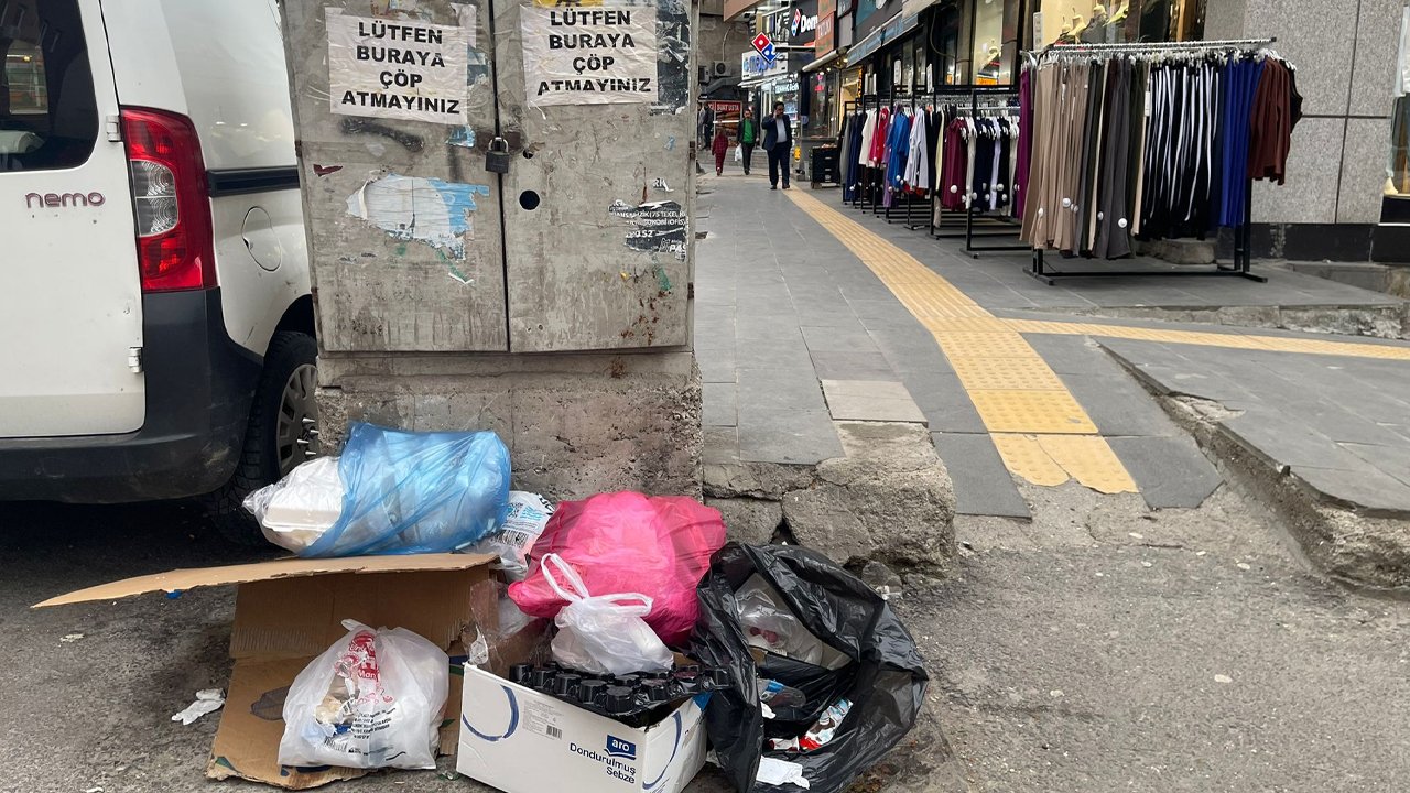 Diyarbakır'da esnaftan tepki çeken yazı