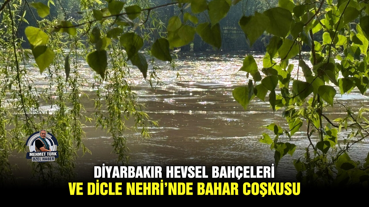 Diyarbakır Hevsel Bahçeleri ve Dicle Nehri’nde bahar coşkusu