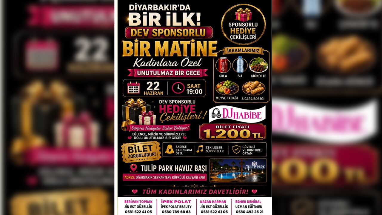 Diyarbakır’da ‘Kadınlar Matinesi’ Düzenleniyor2