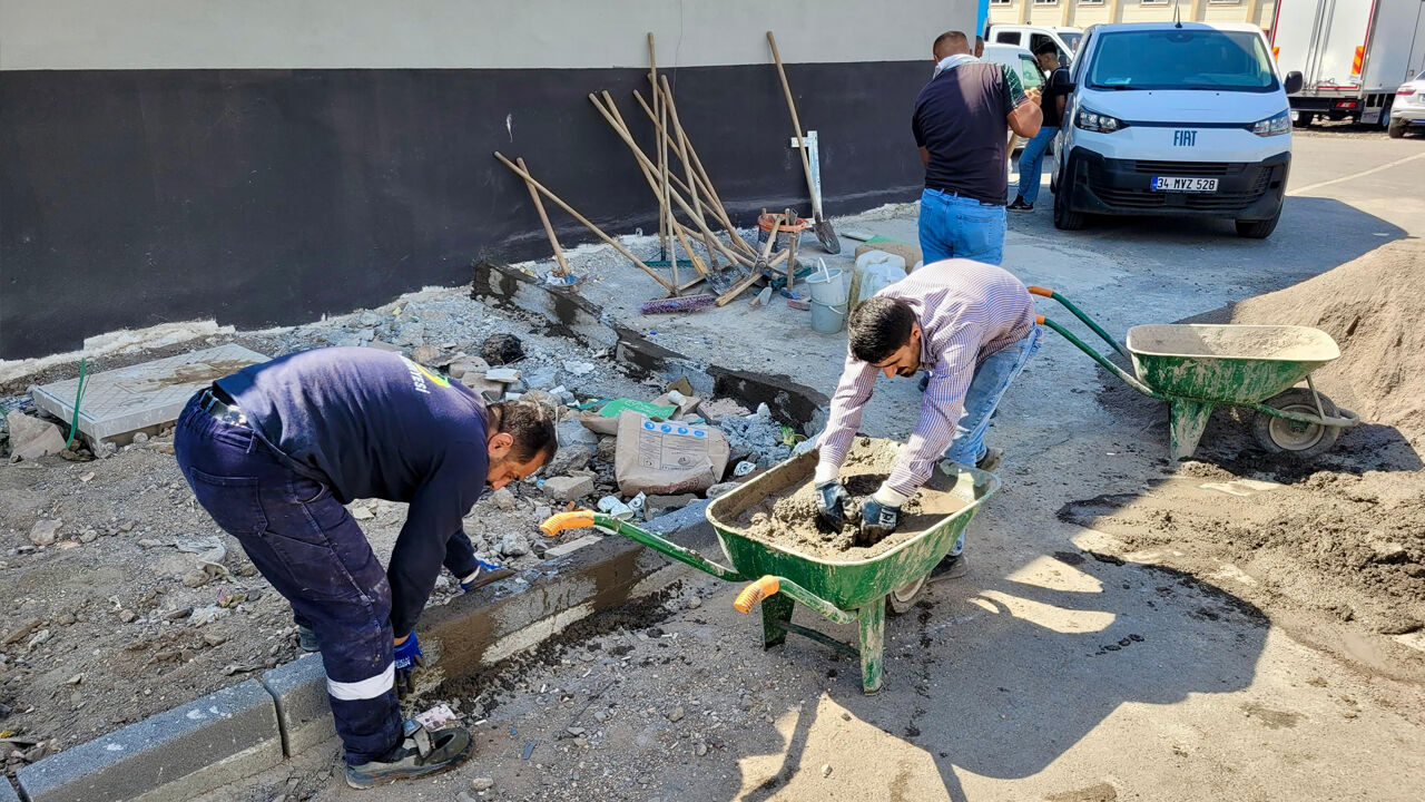 Diyarbakır’da O Caddede Kaldırımlar Yenileniyor1