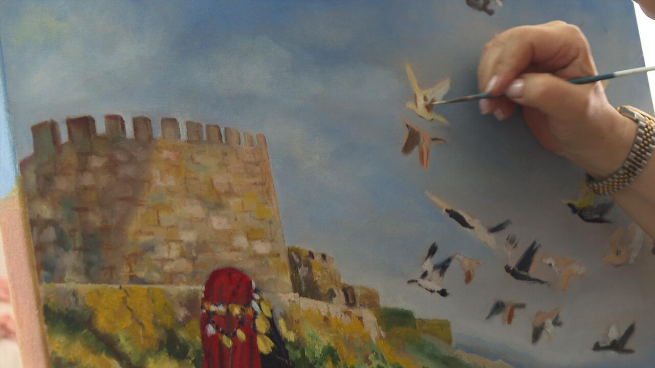 Diyarbakırlı 3 Çocuk Annesi Kadının Sanat Yolculuğu3