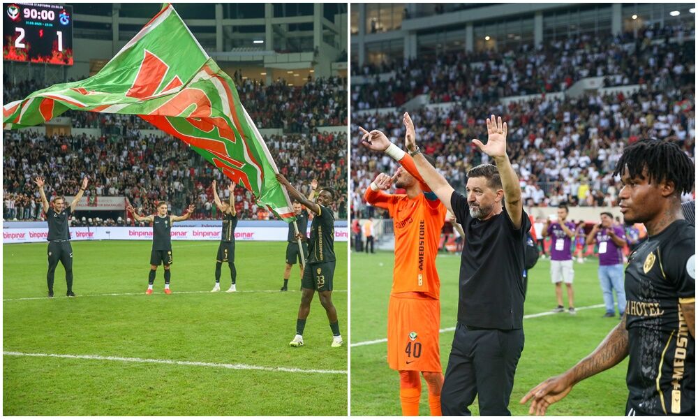 Amedspor Trabzon Galibiyet Sevinci