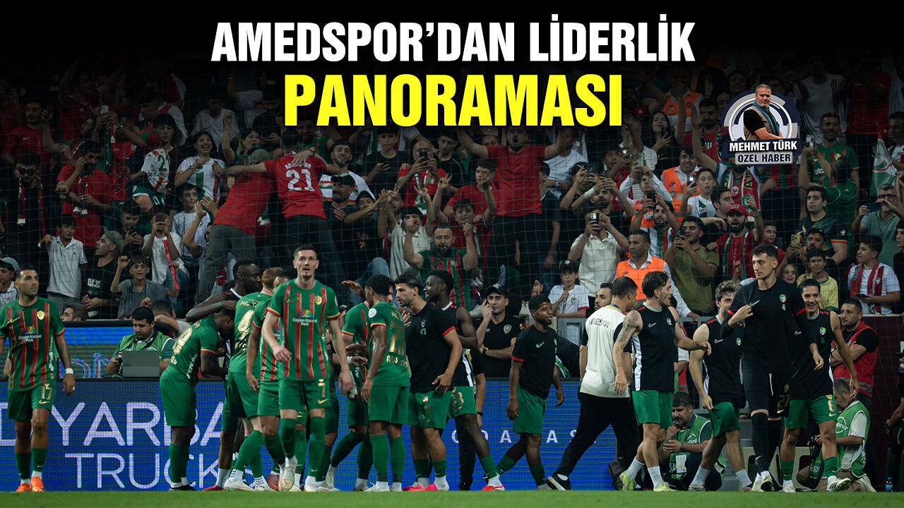 Amedspor’dan liderlik panoraması