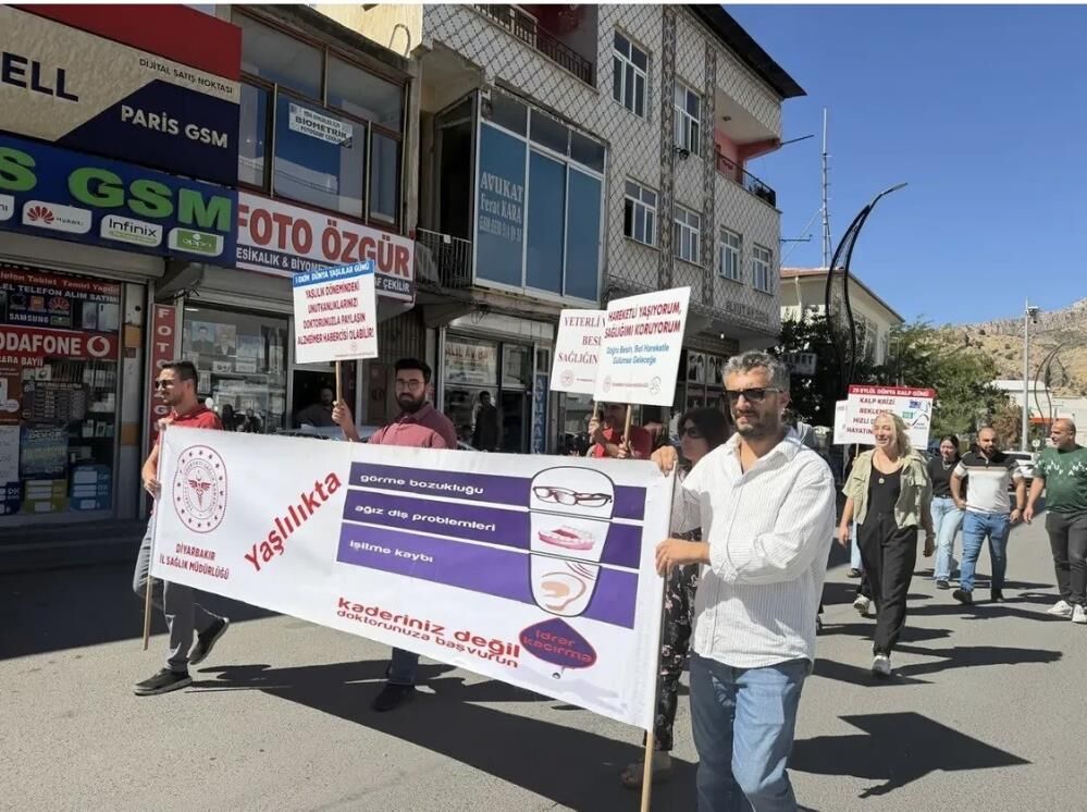 Diyarbakır'da obeziteye karşı yürüyüş