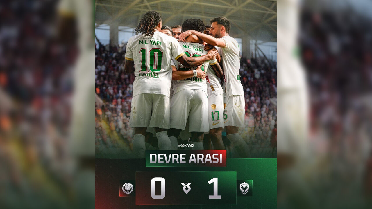Amedspor Deplasmanda Ilk Yarıyı 1 Kapattı1
