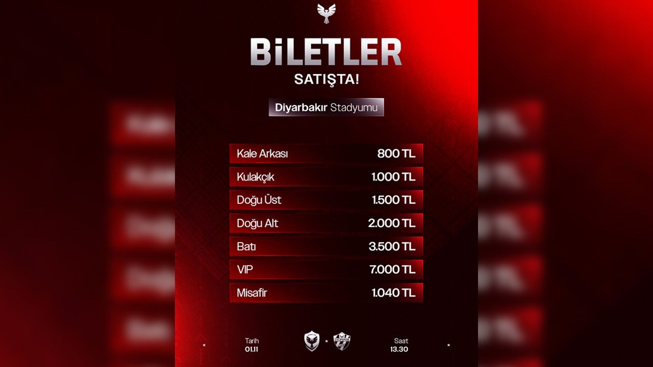 Amedspor Eyüpspor Maçının Bilet Fiyatları Belli Oldu2