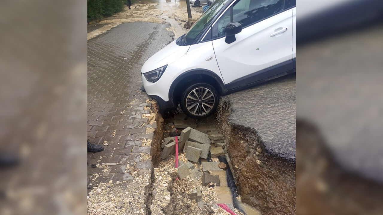 Diyarbakır Ergani’de Yollar Göle Döndü2