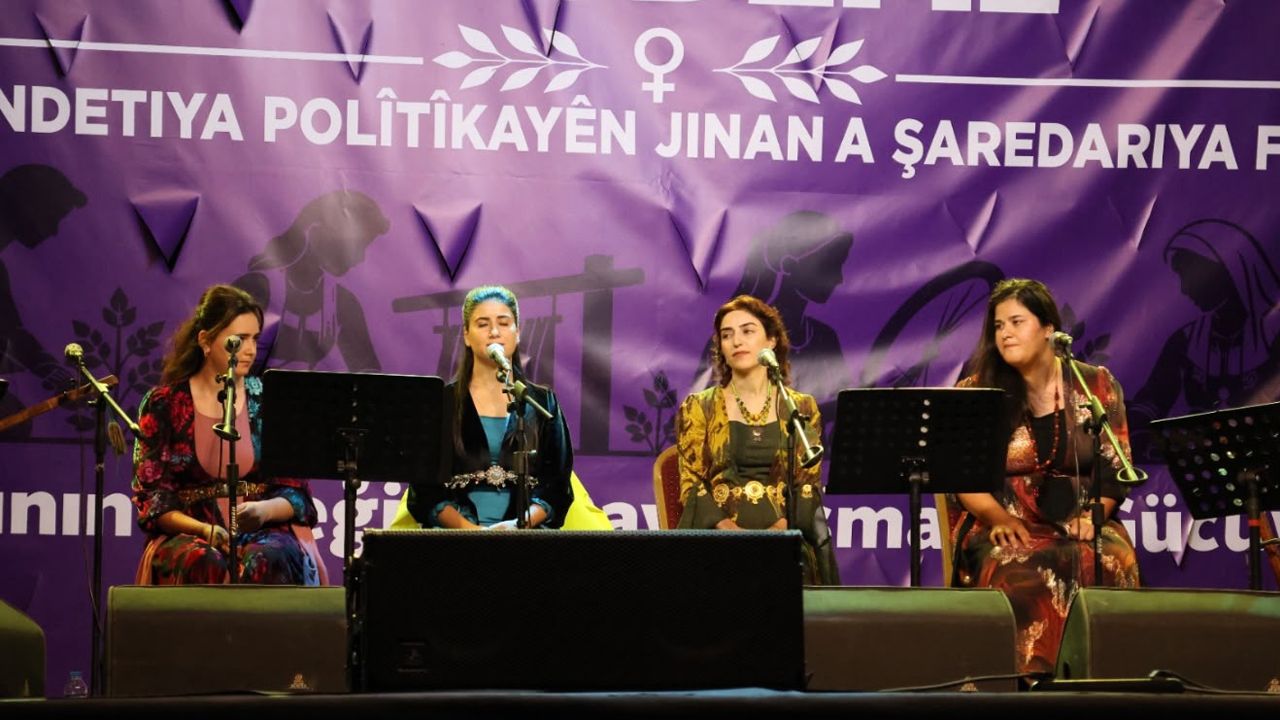 Diyarbakır Silvan’da kadın emeği buluşması, konserle sona erdi