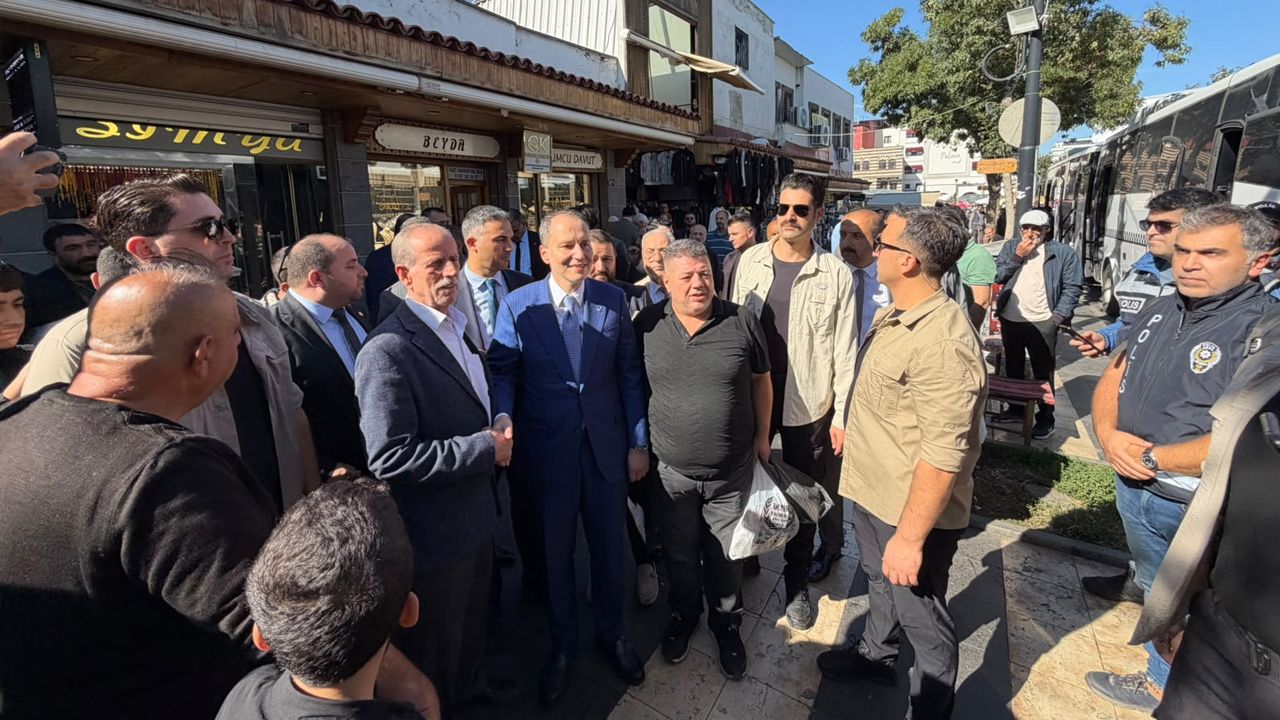 Fatih Erbakan, tepkilerin ardından Diyarbakır’da esnafı ziyaret etti