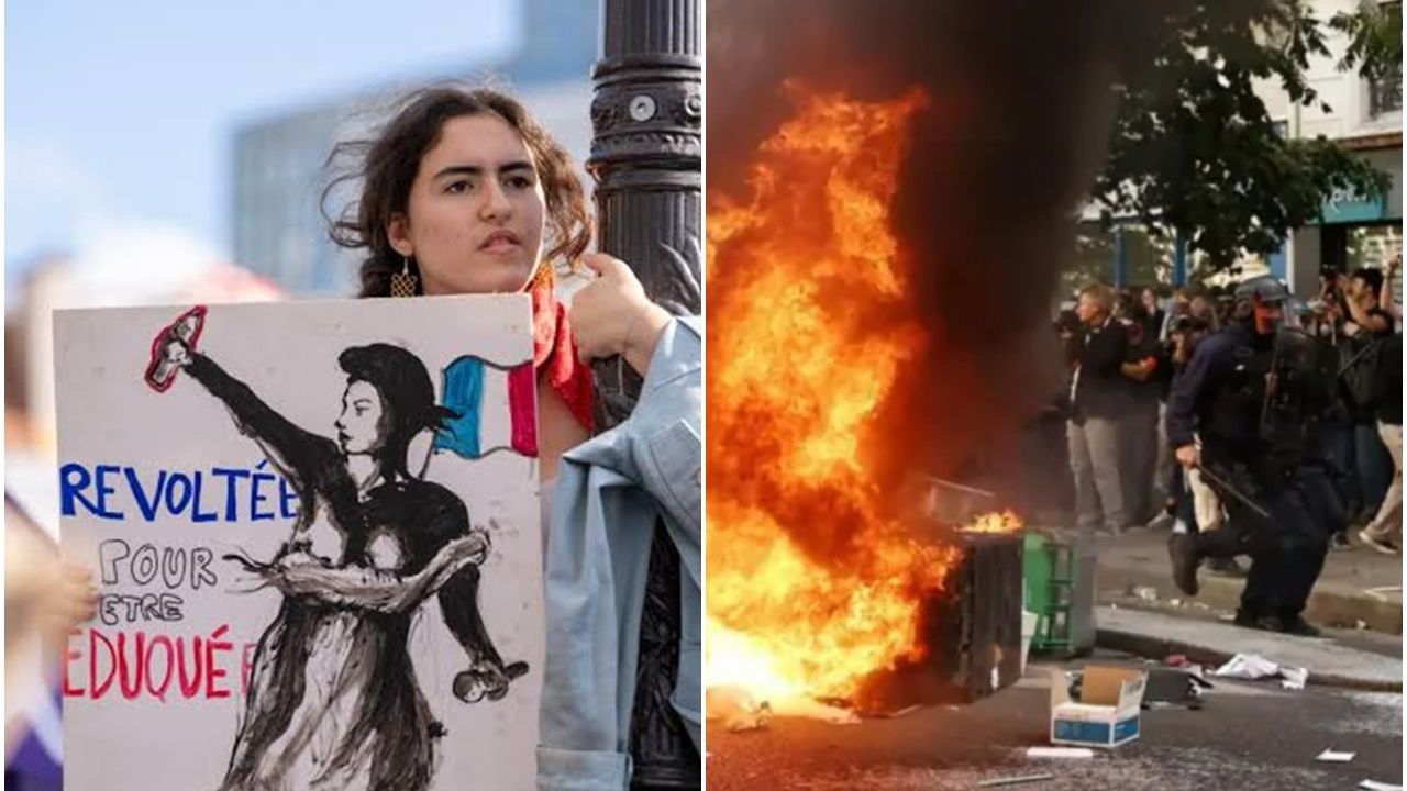 Fransa Protesto Ogrenciler 2026