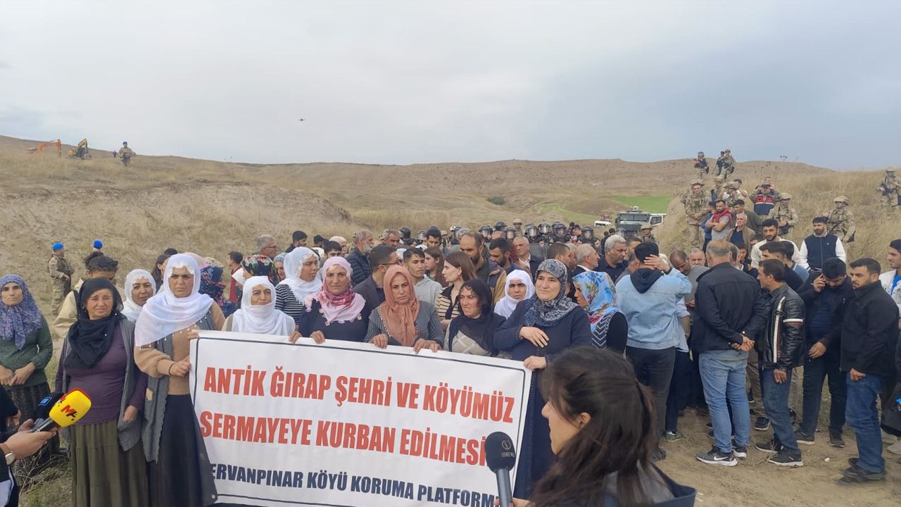 Ges Projesi Protestosunda Gerginlik2